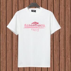 Classic Women's Balenciaga Short Sleeve White